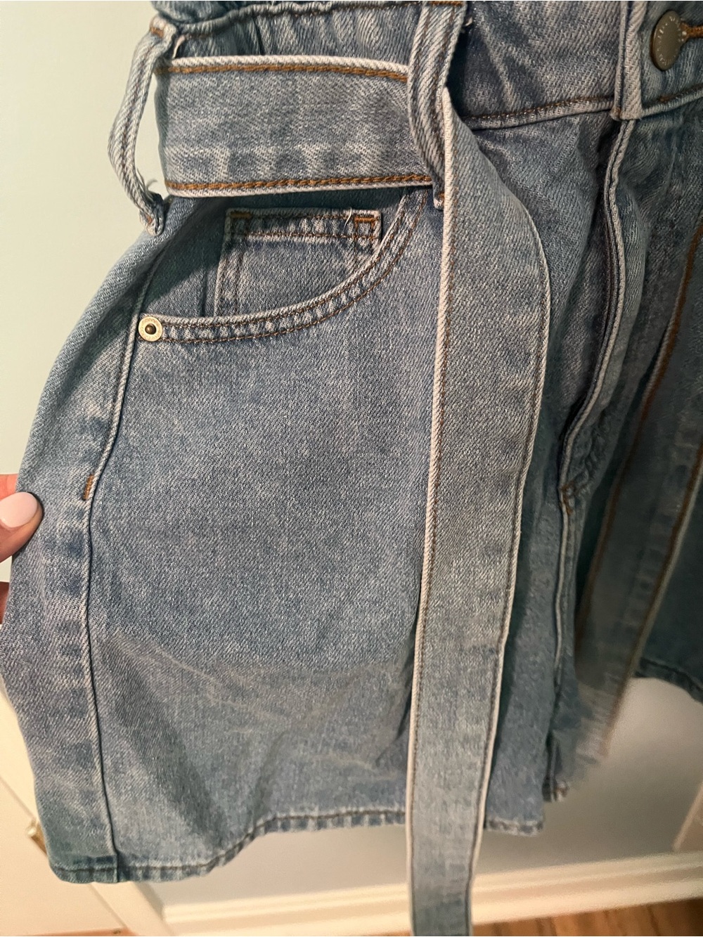 Universal Thread Denim Utility Romper - Picture 3 of 7